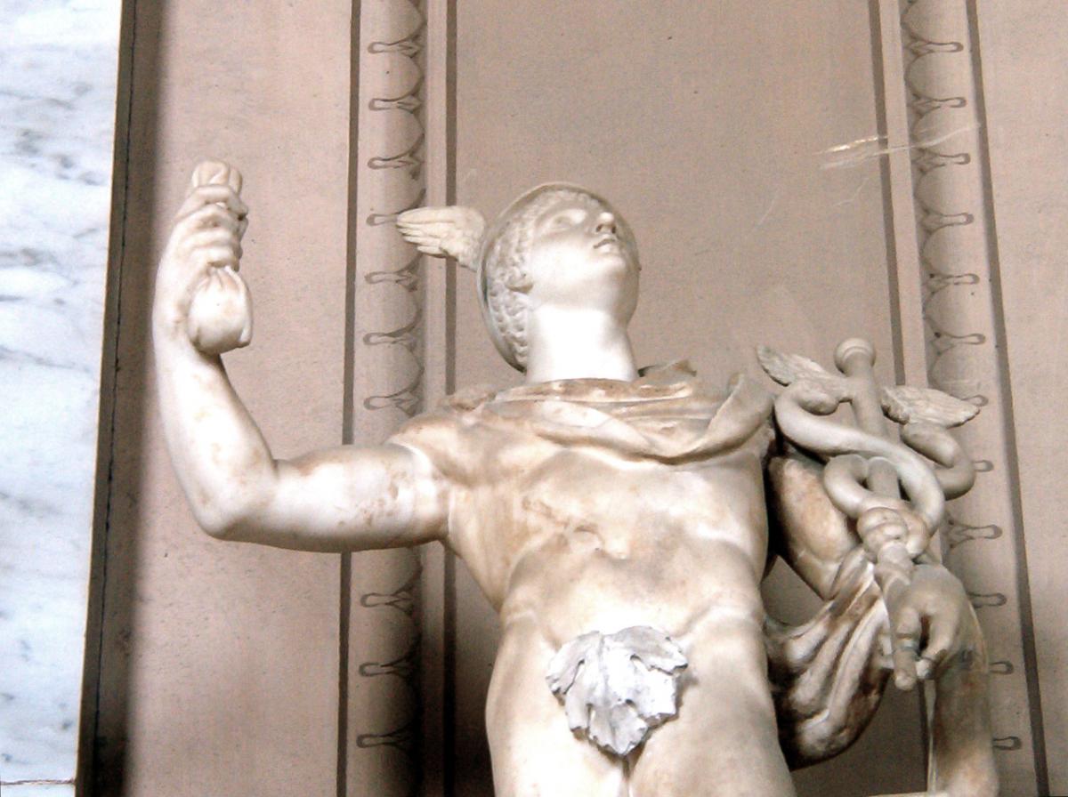 statue of mercury vatican